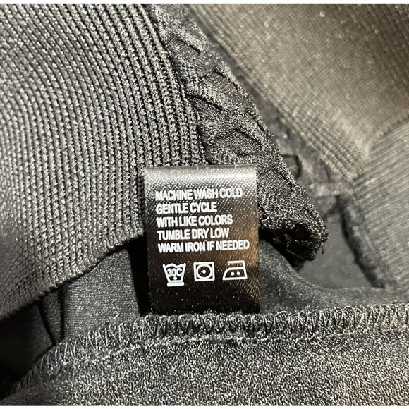 Women’s Small Black Mesh Lined Bomber Jacket Full Zip Long Sleeve - Picture 11 of 11